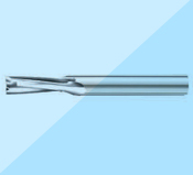 Low helix angle carbide cutter 2 flutes